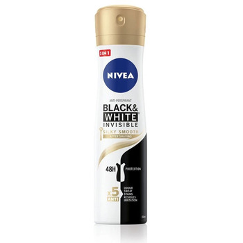 Black & White Invisible Silky Smooth - Antiperspirant ve spreji 